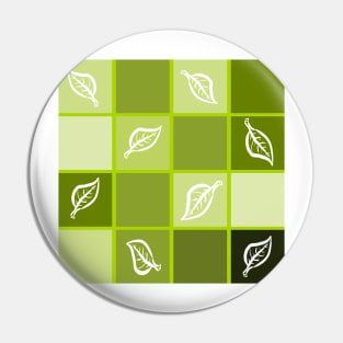 Green Leaf abstract Pin