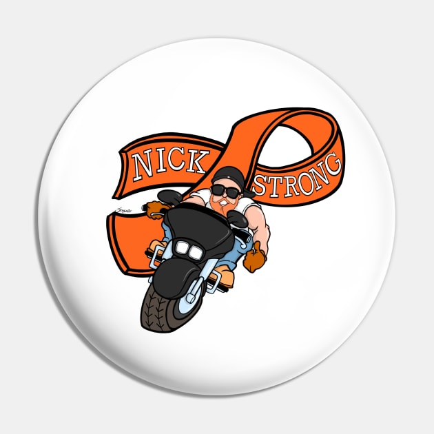 NICK STRONG Support Ribbon Pin by ScottyGaaDo