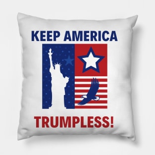 Keep America Trumpless Pillow