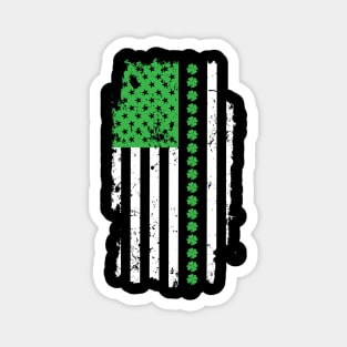 American-Irish Flag Patriotic St. Patrick's Day Magnet