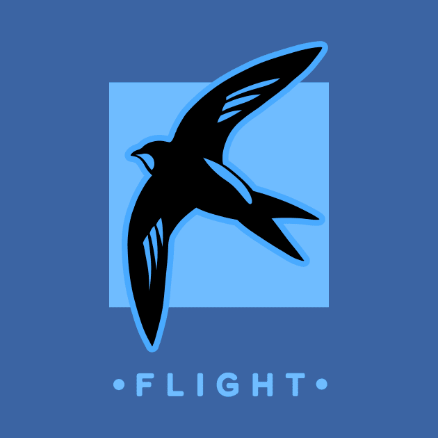 Swift bird, the flight virtuoso, design for birds lovers by croquis design