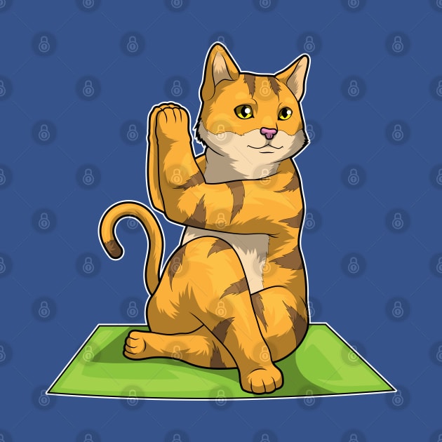 Cat Fitness Yoga Meditation by Markus Schnabel