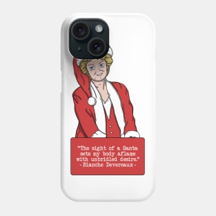 Blanche Devereaux Christmas Quote Phone Case