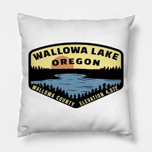 Wallowa Lake Oregon Pillow