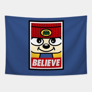 Believe (Parappa Blue) Tapestry