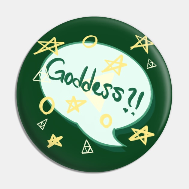 Goddess Grumps Pin by JBPendragon