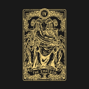 The Emperor I Goth Tarot Card I Fortune Teller T-Shirt