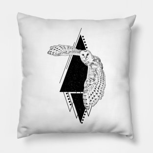 Geometric Owl Pillow