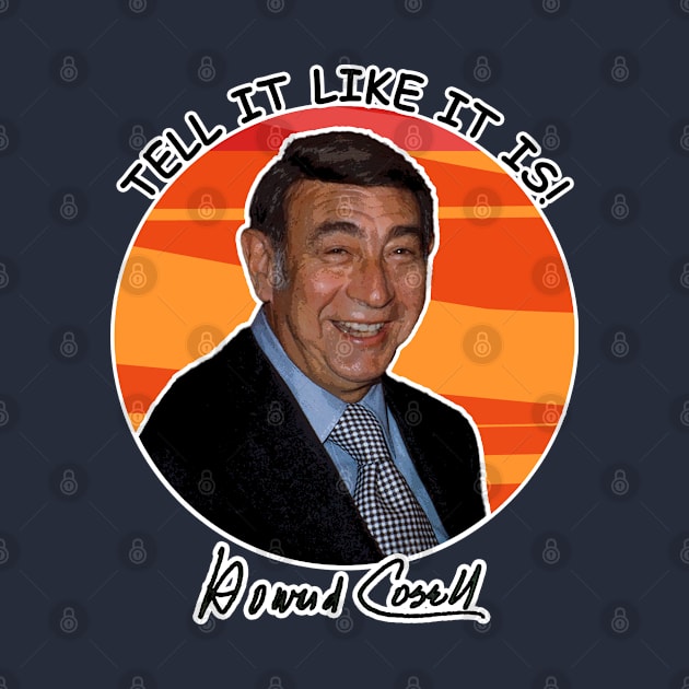 🏈 "Tell It Like It Is!" American Sportscaster Howard Cosell by Pixoplanet