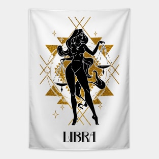 Libra zodiac sign Tapestry