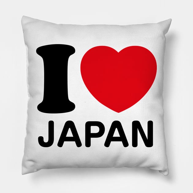 I Love Japan Pillow by conform