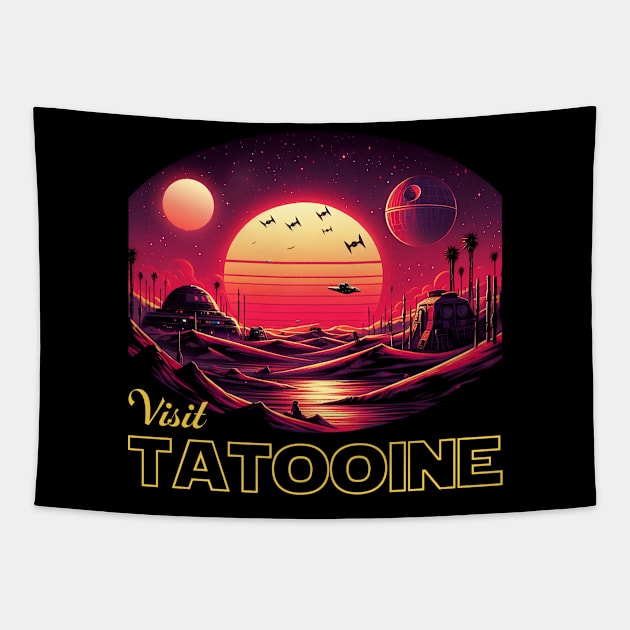 Visit Tatooine Tapestry by MarCreative