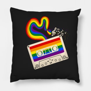 Happy Pride Playlist Pillow