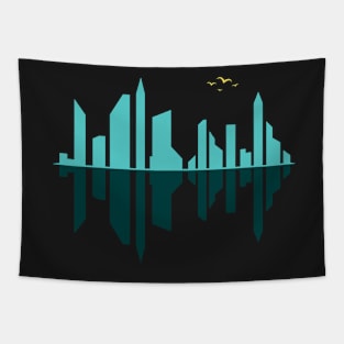 Reflection - Cityscape Tapestry