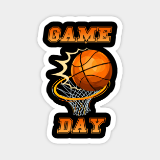 Game Day Basketball Magnet