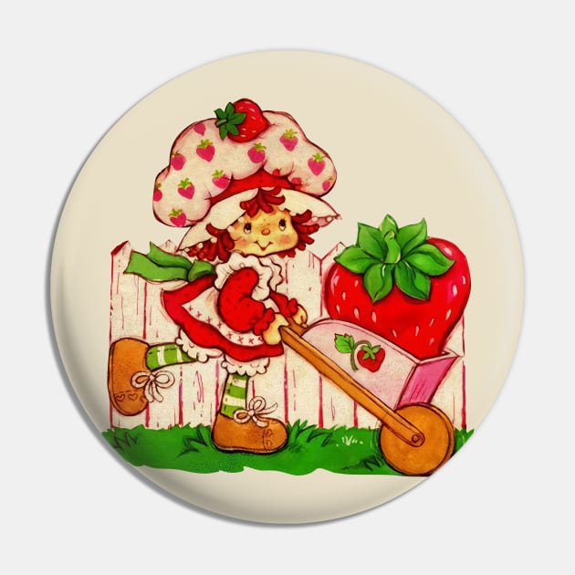 Vintage Strawberry sweet day Pin by fatkahstore