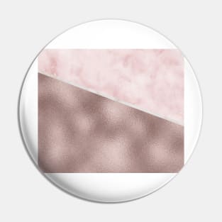 Westchester rose gold marble Pin