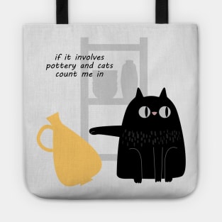 Bad Pottery Cat Tote