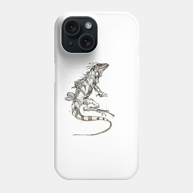 lizard Phone Case by vabontchi