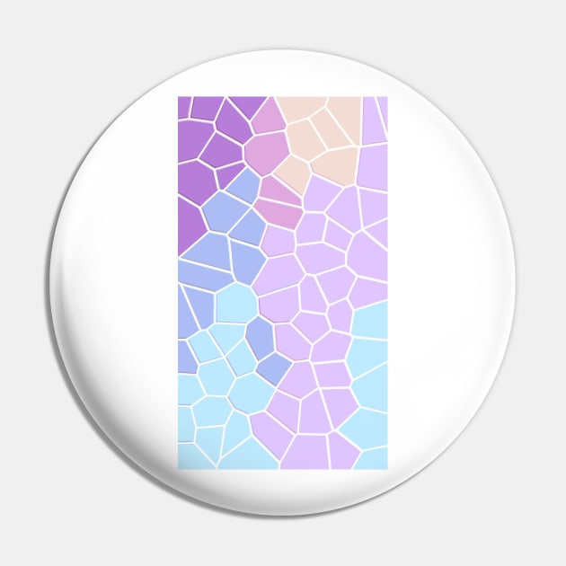 Glass Pastel Color Pattern Pin by Faishal Wira