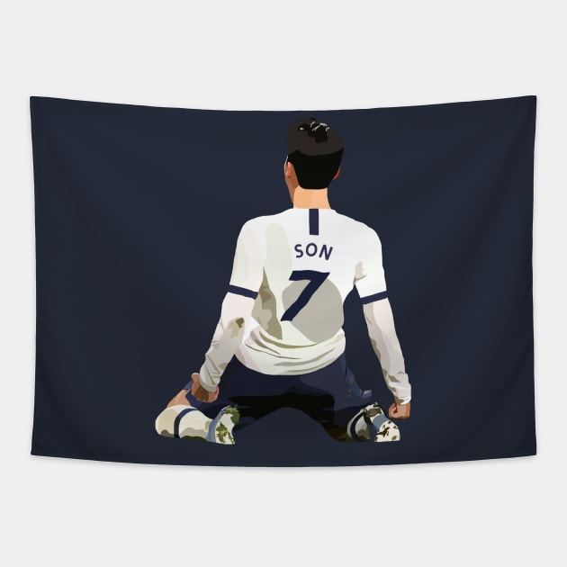 Son Heung-Min Tapestry by Webbed Toe Design's