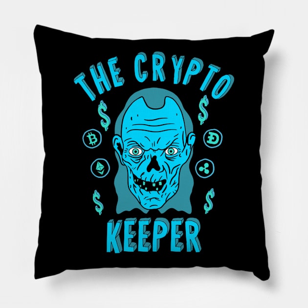 Crypto Keeper Pillow by Milasneeze