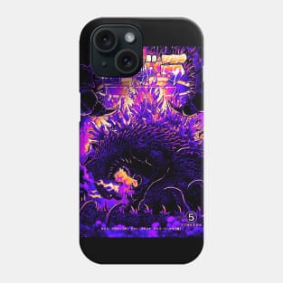 Retro God Fire Zilla Phone Case