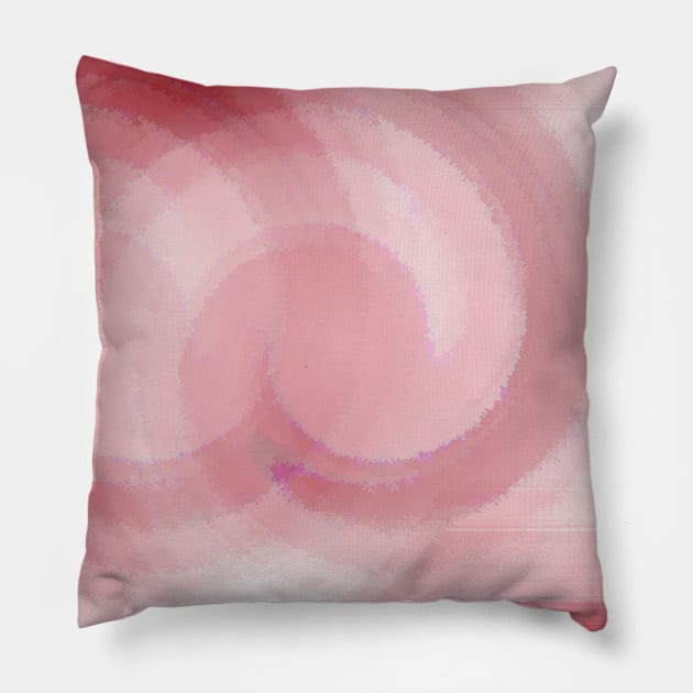 Abstract Pink Pillow by Peaceful Space AS