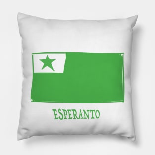 Esperanto flag Pillow