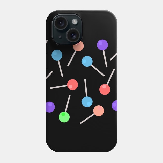 Scattered lollies in the worlds most liked colours Phone Case by ownedandloved