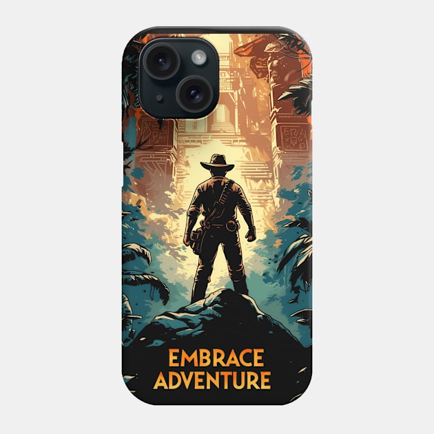 Embrace Adventure - Jungle Explorer - Indy Phone Case by Fenay-Designs