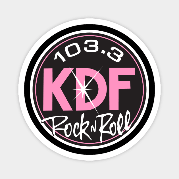 103.3 KDF Nashville in Pink Magnet by The90sMall