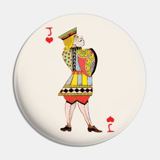 Classic Knave of Hearts Pin