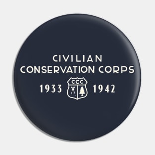 Civilian Conservation Corps - Shield with Years Pin