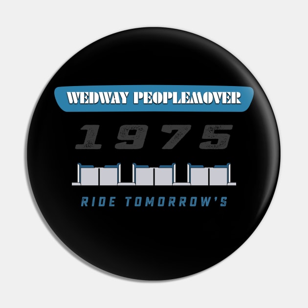Wedway People Mover Transportation Pin by retrocot
