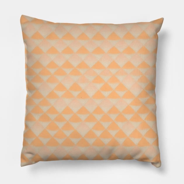 ORANGE DIAMOND DESIGN, PASTEL COLOR, IPHONE CASE Pillow by ZARBIT