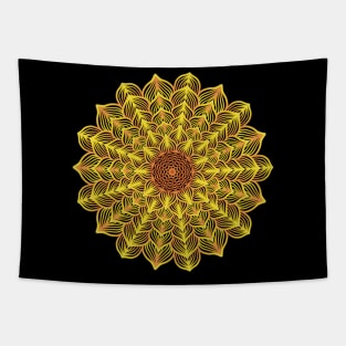 Sunflower mandala Tapestry