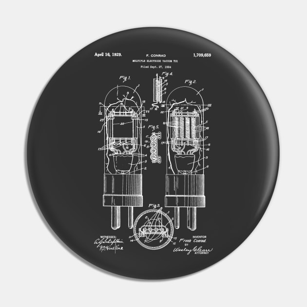 Vacuum Tube Patent 1924 Pin by Joodls