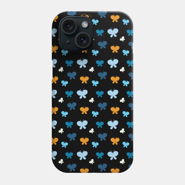 Funny colorful Butterflies Pattern Phone Case by Keetano