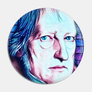 Georg Wilhelm Friedrich Hegel Snowy Portrait | Georg Wilhelm Friedrich Hegel Artwork 13 Pin