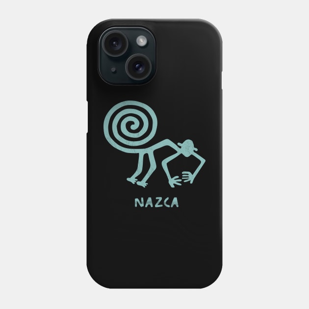 Nazca Monkey Phone Case by susanne.haewss@googlemail.com