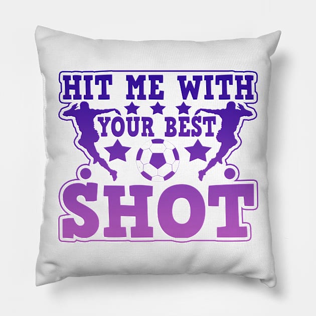 Soccer Goals Gift Pillow by Doris4all
