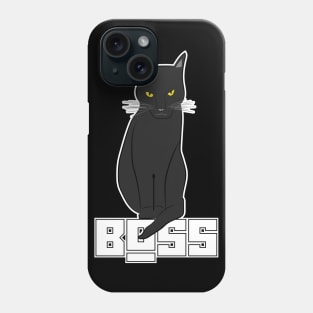 Black Cat Boss Phone Case