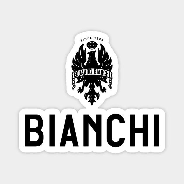 Bianchi Bike Potrait Logo Magnet by bike-man