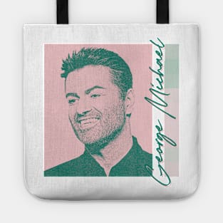 George Michael / Retro Duotone Fan Design Tote