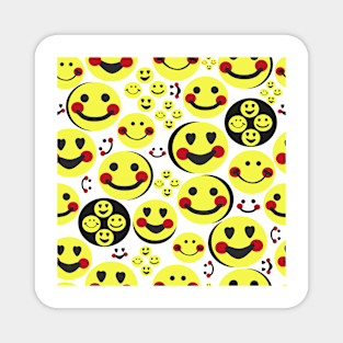 Happy faces, smiley faces emotions Magnet