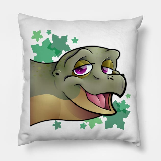 Spike - Land Before Time Pillow by spookpuke