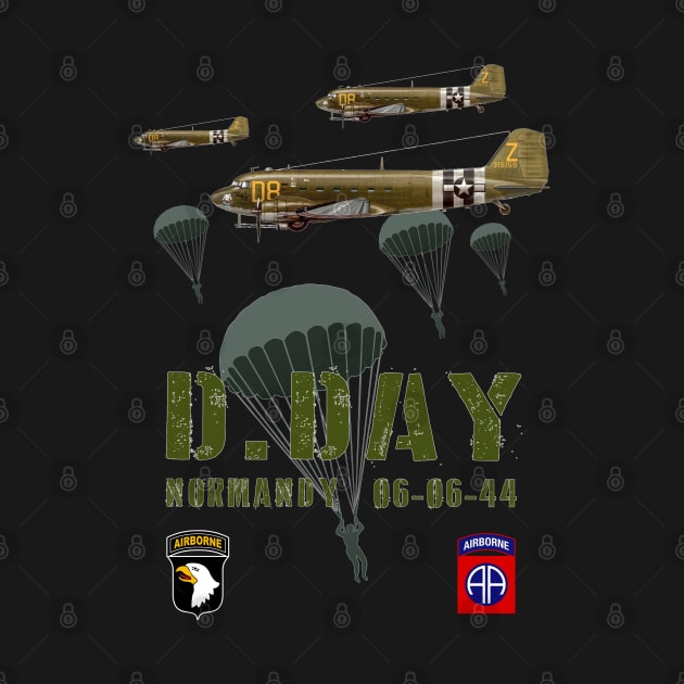 US airborne WW2 D Day Allied landing by Jose Luiz Filho