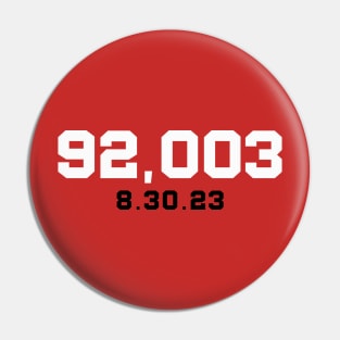 92,003! A Historic Night for Nebraska! Pin