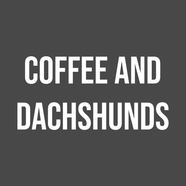 Coffee and Dachshunds by N8I